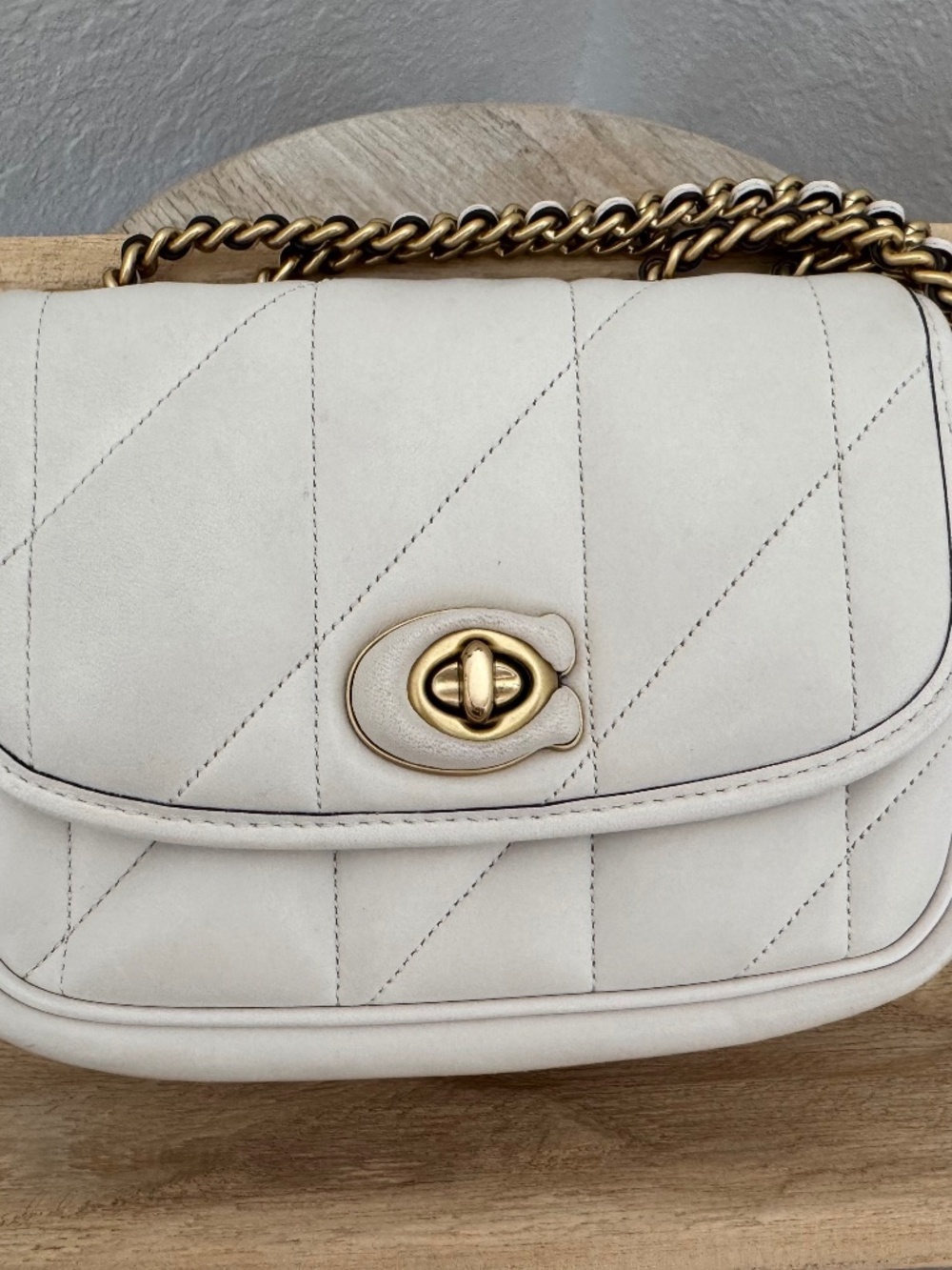 COACH Pillow 24 Quilted Nappa Leather Crossbody Shoulder Bag for Women